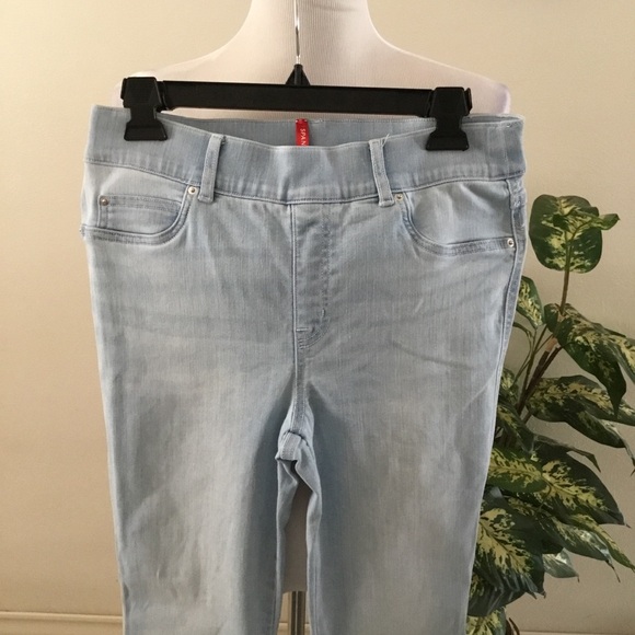 SPANK FLARE RETRO-INSPIRED JEAN WASH/STRETCH HIGH RISE TUMMY SHAPING DENIM/SZM - Picture 6 of 15
